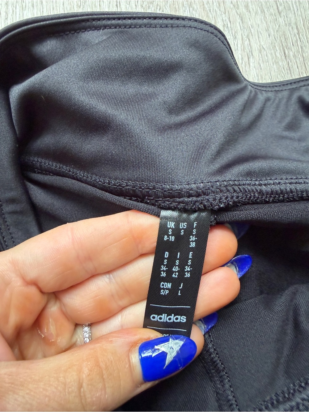 Adidas Tennis Skirt Black w/ Shorts - Picture 2 of 2